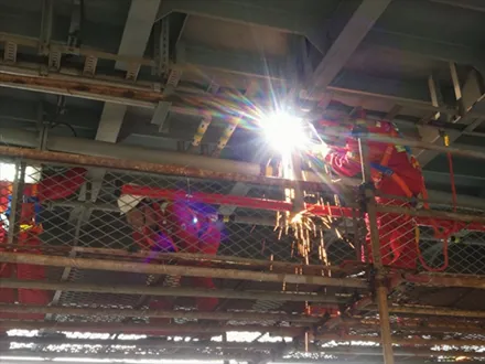 中海油挑战者号平台威海坞修项目